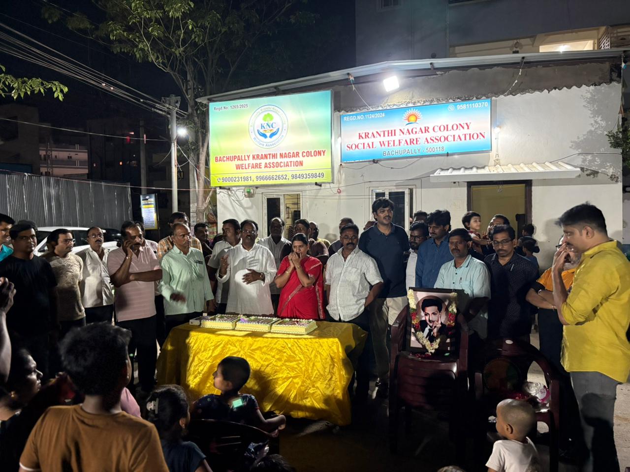 బాచుపల్లి క్రాంతి నగర్‌లో ఘనంగా ఎన్టీఆర్ జయంతి.. 300 మందికి పైగా హాజరు