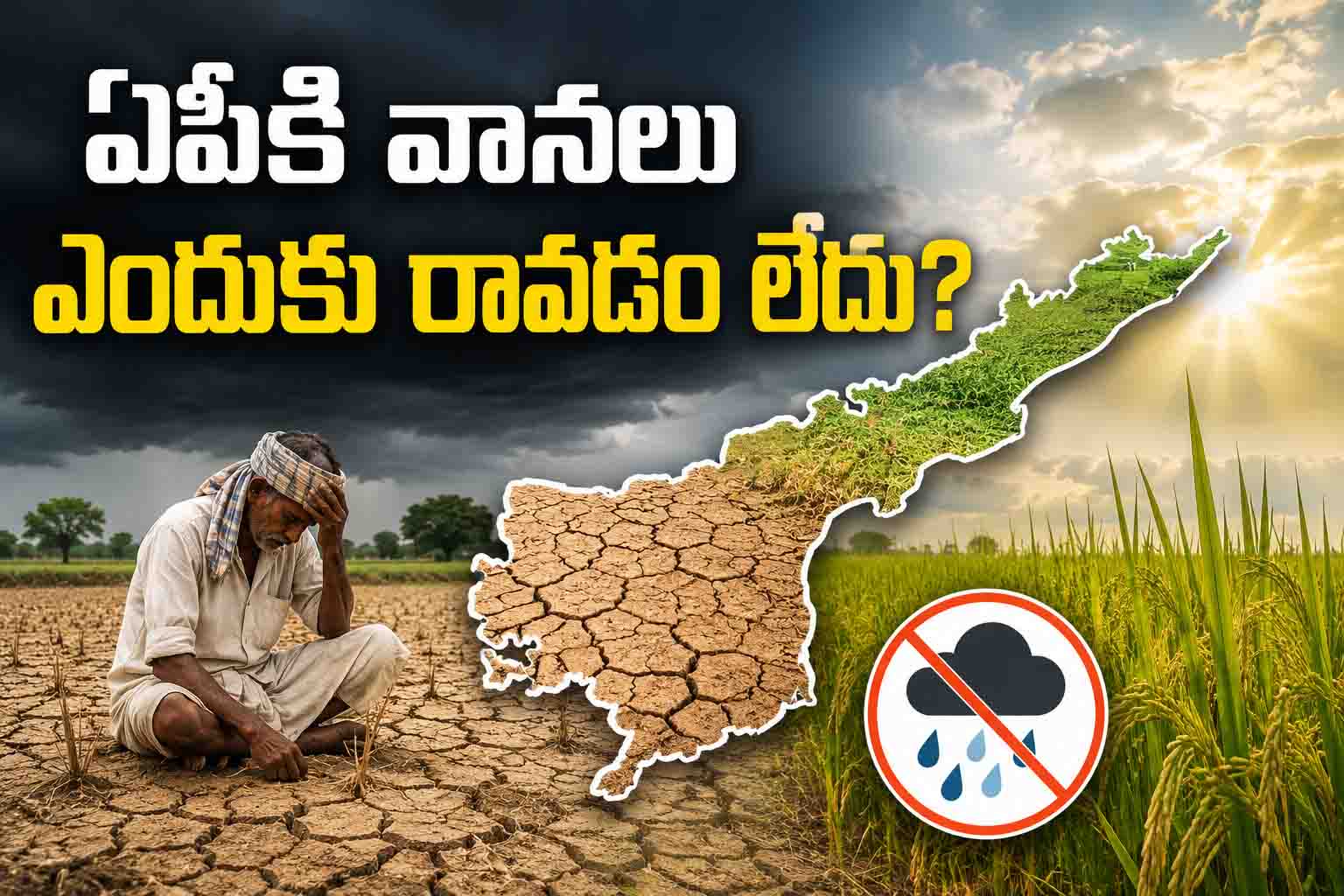 ఏపీకి వానలు ఎందుకు ముఖం చాటేస్తున్నాయి? 32.8% వర్షాభావం వెనుక అసలు కారణాలేంటి? రైతులు ఇప్పుడు ఏం చేయాలి?