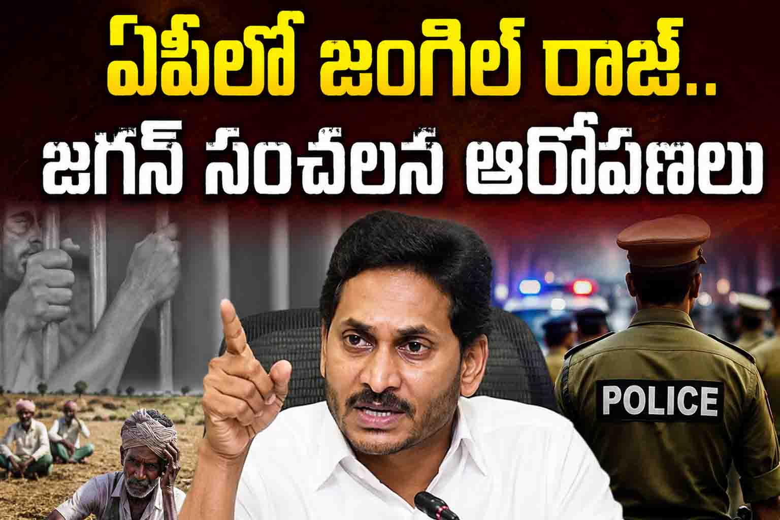ఏపీలో జంగిల్ రాజ్.. జగన్ సంచలన ఆరోపణలు