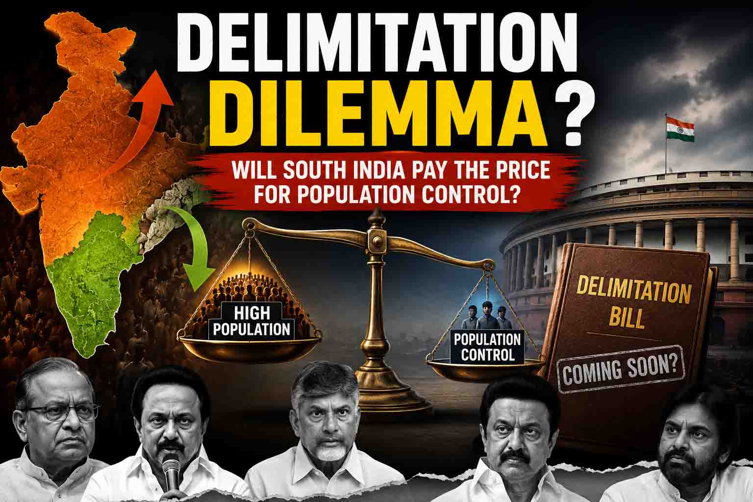 జనాభా నియంత్రణకు దక్షిణాది మూల్యం చెల్లించాలా?