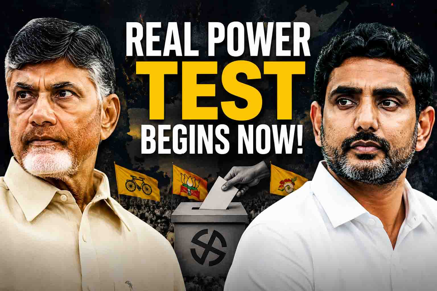 వాస్తవ బలం తేల్చుకునేందుకేనా.. చంద్రబాబు, లోకేష్‌ల వ్యూహం?