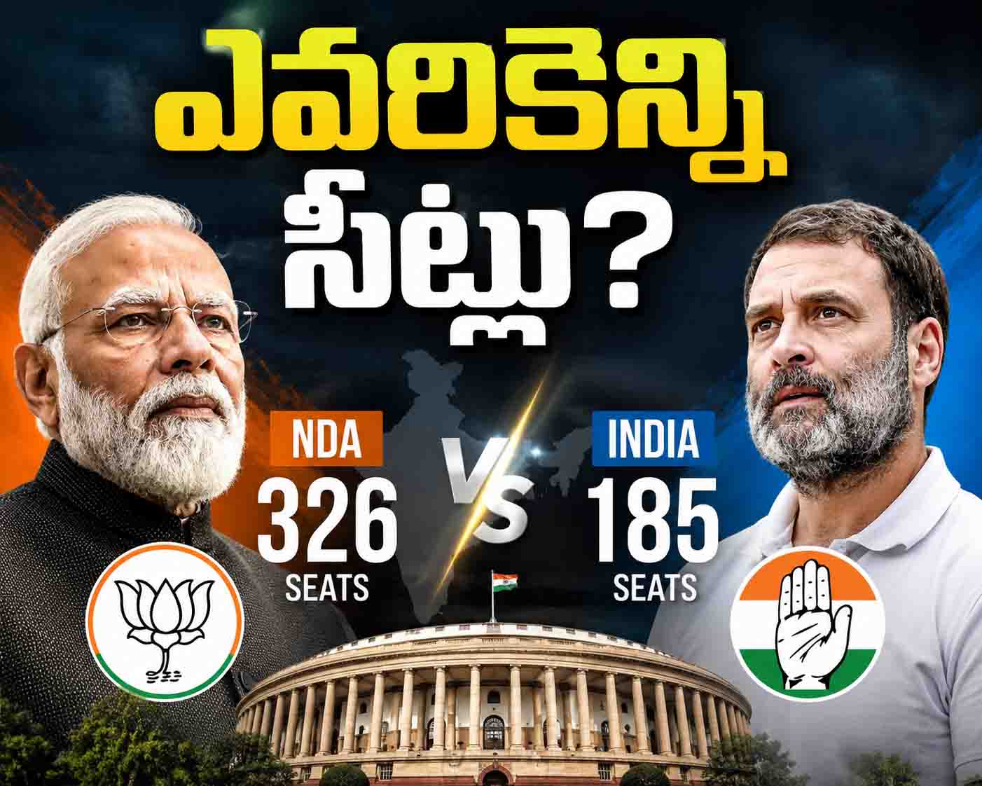 “బీజేపీకి షాక్.. కాంగ్రెస్‌కు బిగ్ బూస్ట్! లోక్‌సభ ఎన్నికలు ఇప్పుడే జరిగితే ఎవరికెన్ని సీట్లు?”