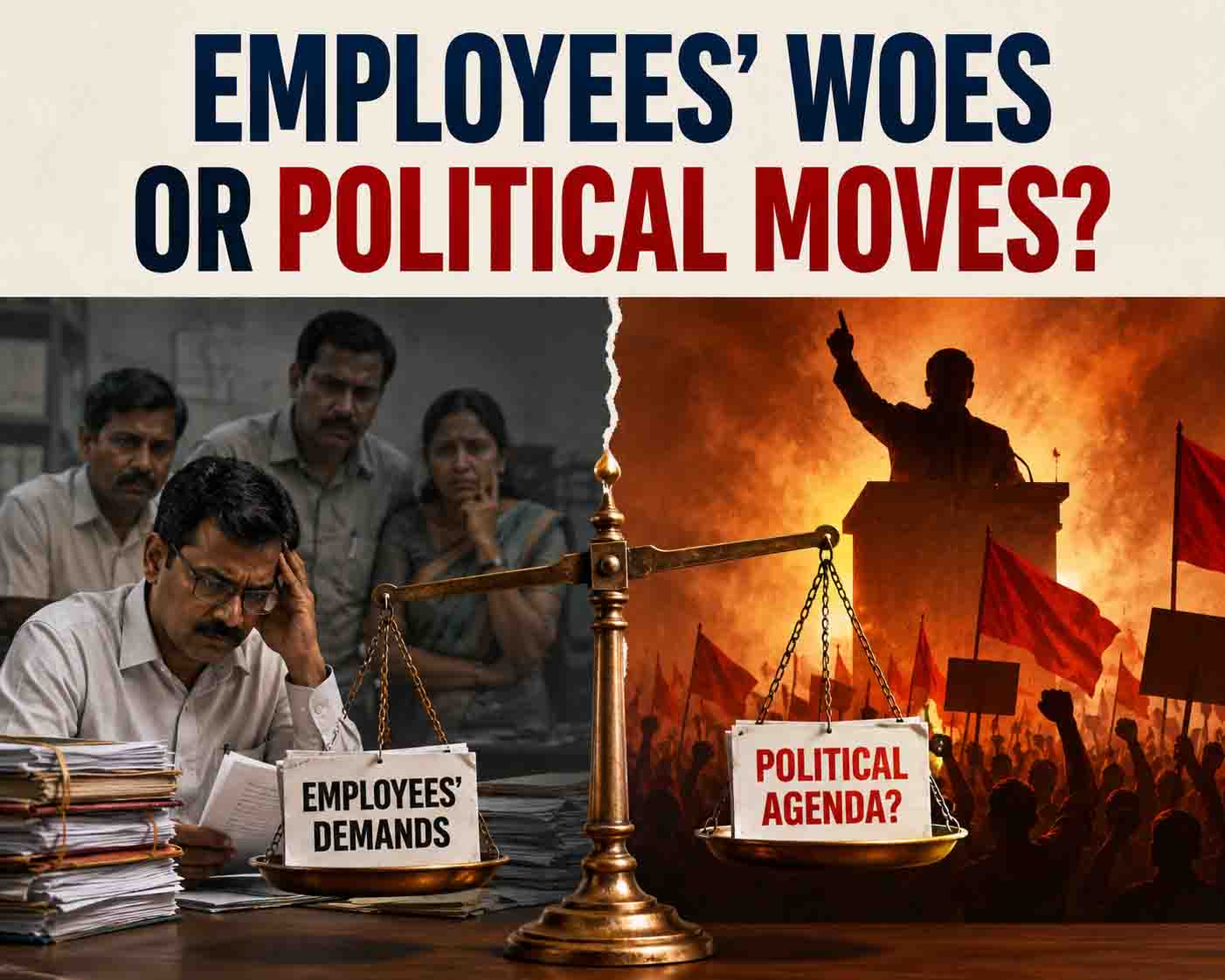 ఉద్యోగుల సమస్యలా.. రాజకీయ ఉద్యమమా?