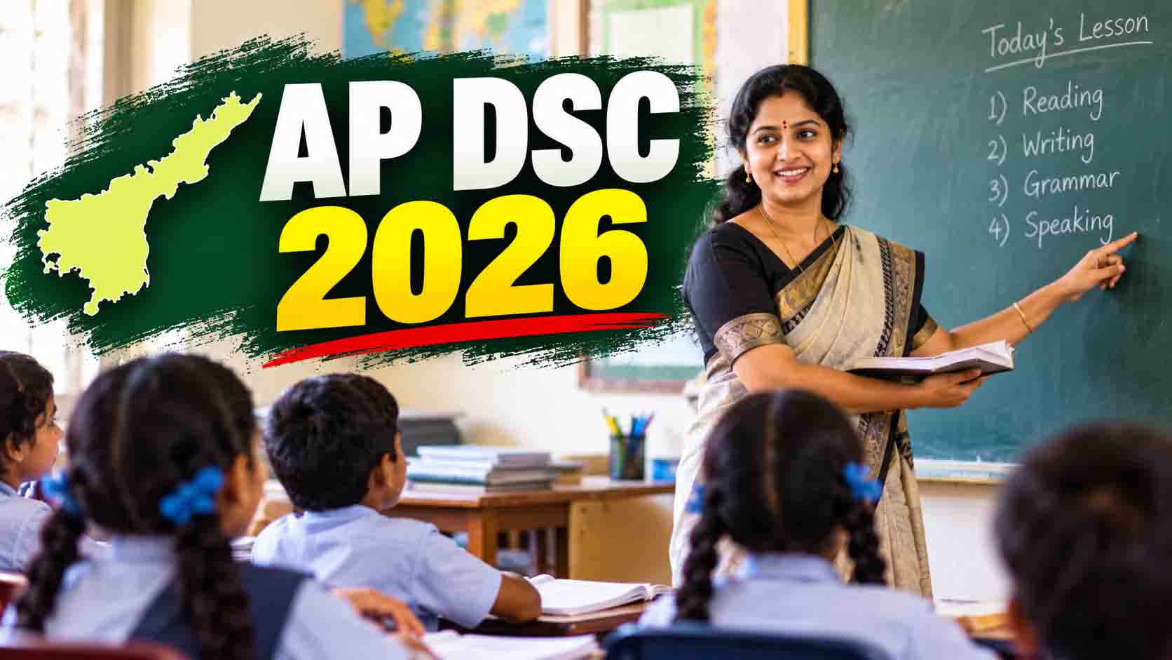 AP DSC 2026: ఏపీలో 2,721 టీచర్ పోస్టులు.. డీఎస్సీ నోటిఫికేషన్‌కు ప్రభుత్వం గ్రీన్ సిగ్నల్